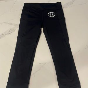 Cropped SoulCycle x Lululemon leggings